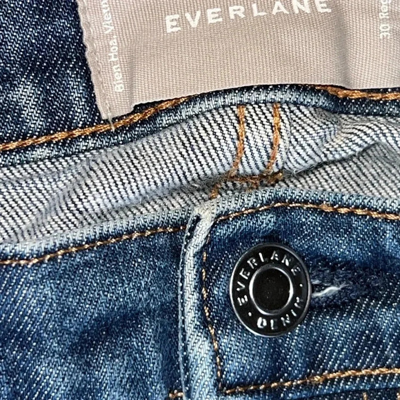 Everlane Women's Mid-rise Skinny Jeans, Size 30, Dark Wash - Picture 3 of 6